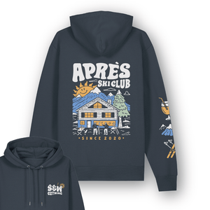 Organic "Aprés Ski Club" Hoodie - Stoked&Woke Clothing