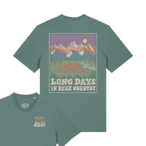 Organic "Bear Country" Tee - Stoked&Woke Clothing