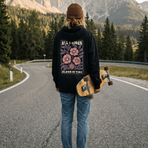Organic "Bloom" Hoodie - Stoked&Woke Clothing