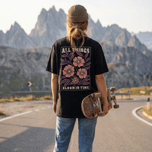 Organic "Bloom" Tee - Stoked&Woke Clothing