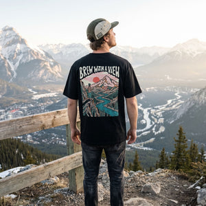 Organic "Brew with a View" Tee - Stoked&Woke Clothing