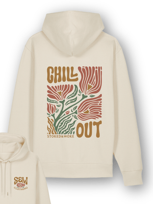Organic "Chill Out" Hoodie - Stoked&Woke Clothing