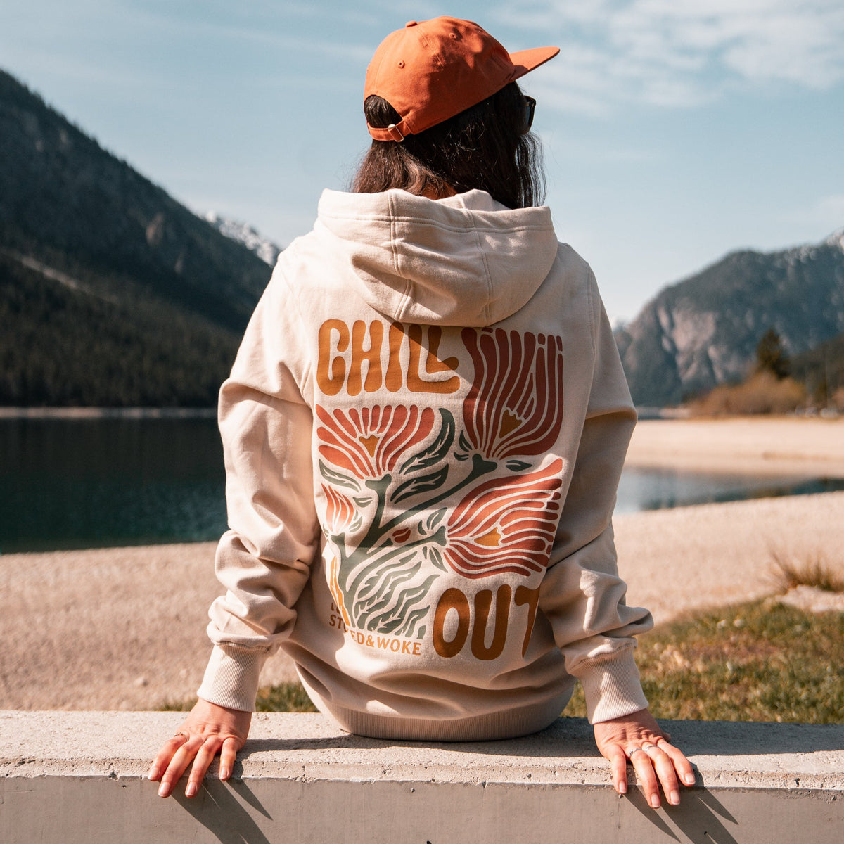 Organic "Chill Out" Hoodie - Stoked&Woke Clothing