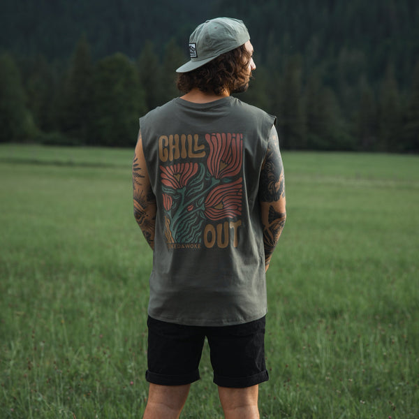 Organic "Chill Out" Tank Top - Stoked&Woke Clothing