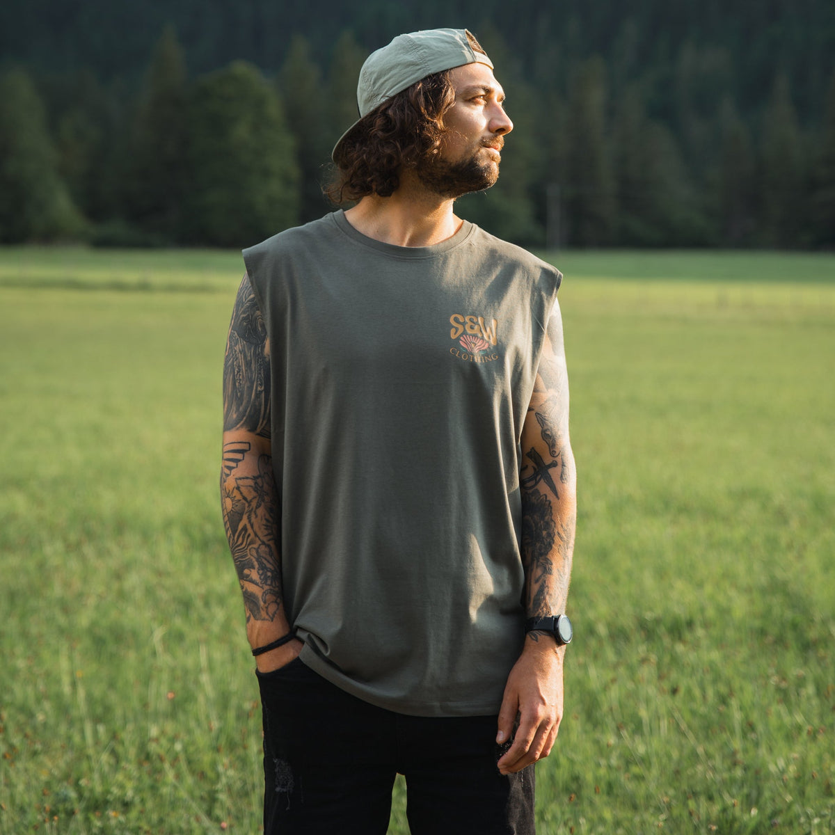 Organic "Chill Out" Tank Top - Stoked&Woke Clothing