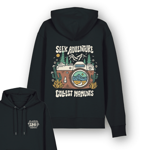 Organic "Collect Moments" Hoodie - Stoked&Woke Clothing