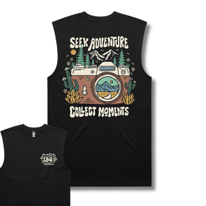 Organic "Collect Moments" Tank Top - Stoked&Woke Clothing