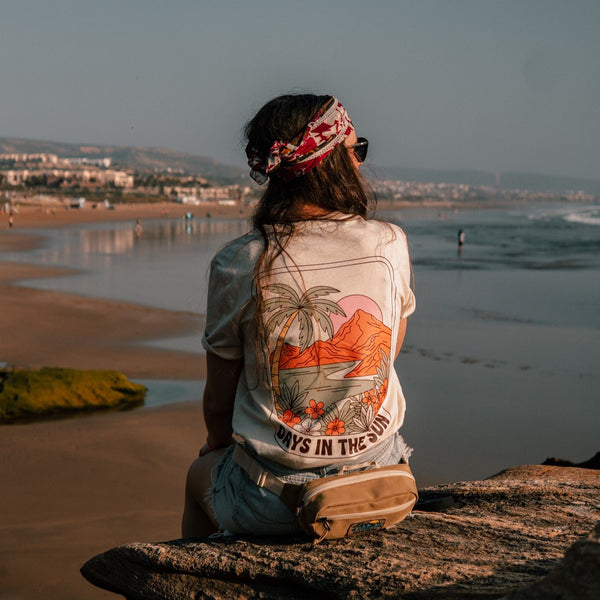 Organic "Days in the Sun" Tee - Stoked&Woke Clothing
