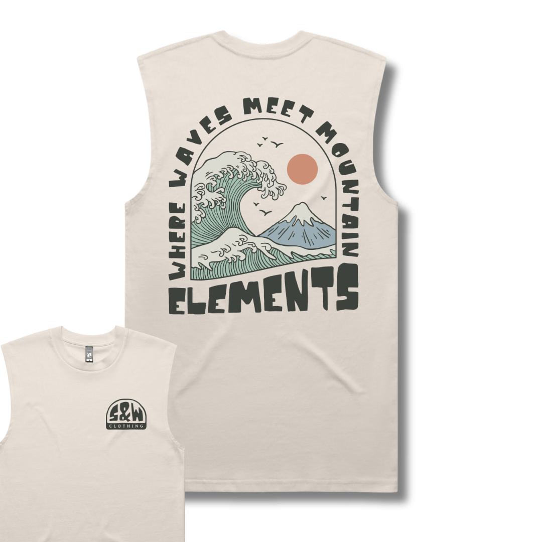 Organic "Elements" Tank Top - Stoked&Woke Clothing