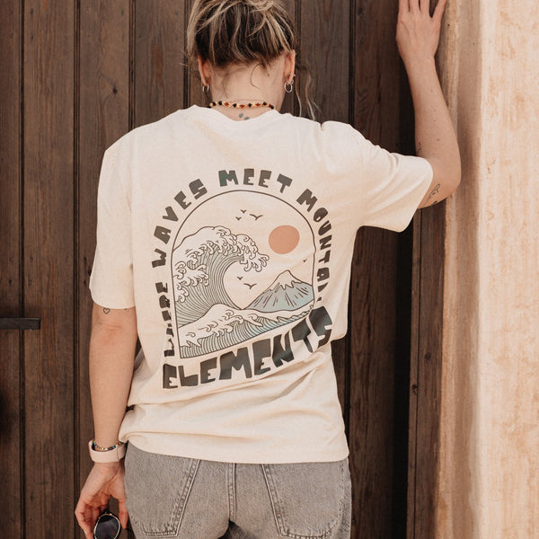 Organic "Elements" Tee - Stoked&Woke Clothing