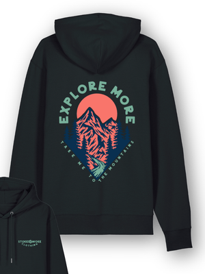 Organic "Explore More" Hoodie - Stoked&Woke Clothing