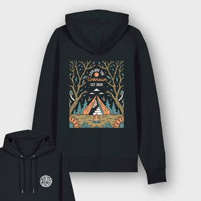 Organic "Explore The Unknown" Hoodie - Stoked&Woke Clothing