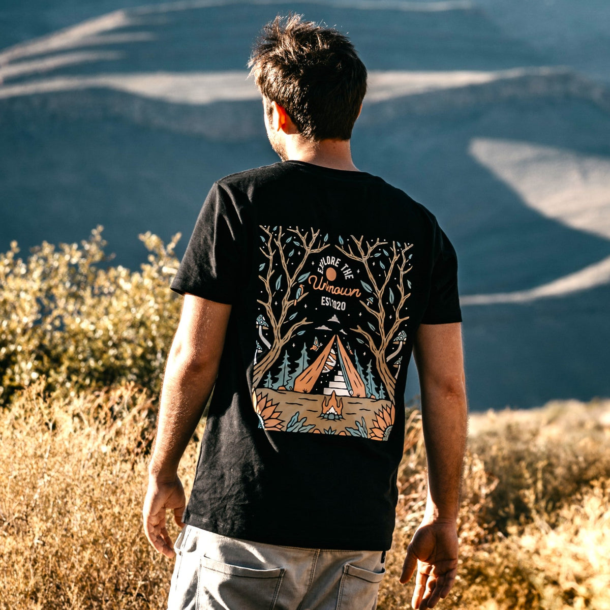 Organic "Explore the Unknown" Tee - Stoked&Woke Clothing