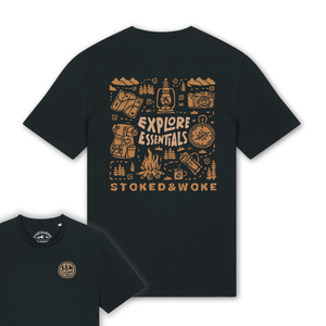 Organic "Explorer Essentials" Tee - Stoked&Woke Clothing