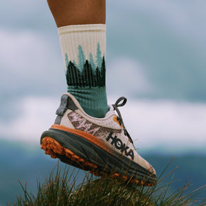 Organic "Forest Stride" Socks - Green - Stoked&Woke Clothing