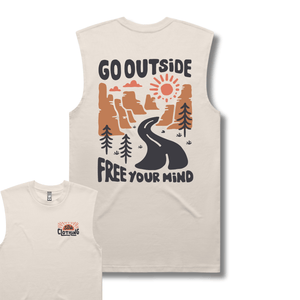 Organic "Free Your Mind" Tank Top - Stoked&Woke Clothing