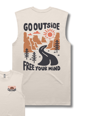 Organic "Free Your Mind" Tank Top - Stoked&Woke Clothing