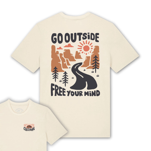 Organic "Free Your Mind" Tee - Stoked&Woke Clothing