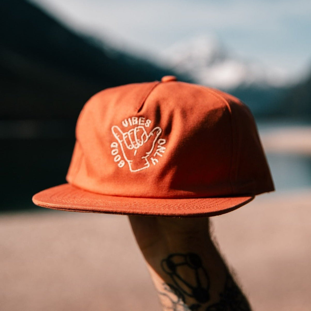 Organic "Good Vibes" Cap - Stoked&Woke Clothing