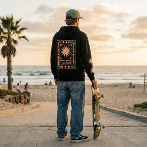 Organic "Here comes the Sun" Hoodie - Stoked&Woke Clothing