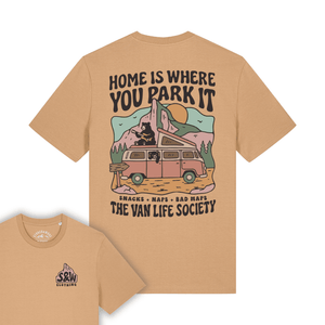 Organic "Home on Wheels" Tee - Stoked&Woke Clothing