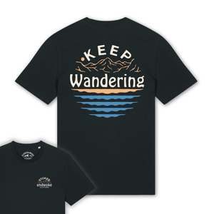 Organic "Keep Wandering" Tee - Stoked&Woke Clothing