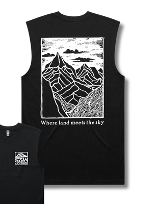 Organic "Land Meets Sky" Tank Top - Stoked&Woke Clothing