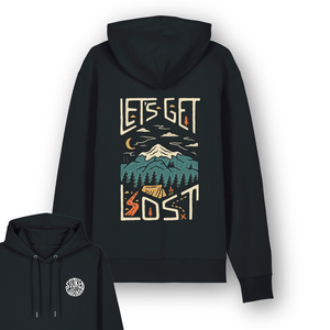 Organic "Let's Get Lost" Hoodie - Stoked&Woke Clothing