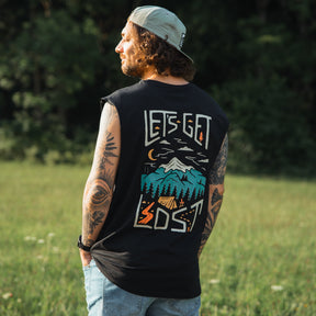 Organic "Let's Get Lost" Tank Top - Stoked&Woke Clothing