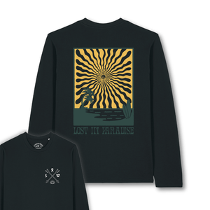 Organic "Lost in Paradise" Long Sleeve Tee - Stoked&Woke Clothing