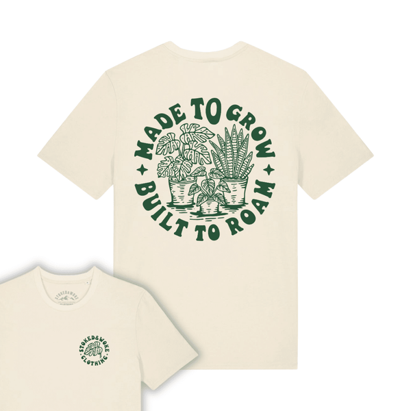 Organic "Made To Grow" Tee - Stoked&Woke Clothing