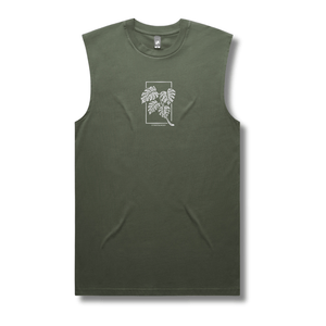 Organic "Monstera" Tank Top - Stoked&Woke Clothing