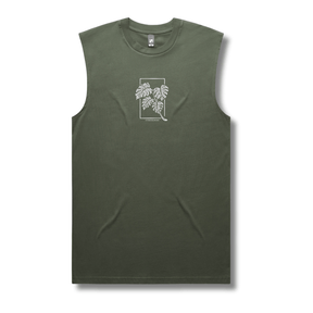 Organic "Monstera" Tank Top - Stoked&Woke Clothing