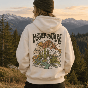 Organic "Mother Nature" Hoodie - Stoked&Woke Clothing