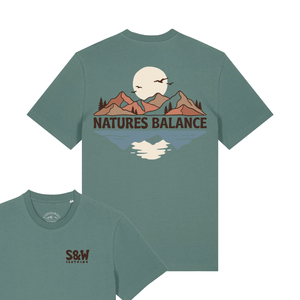 Organic "Natures Balance" Tee - Stoked&Woke Clothing