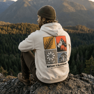 Organic "Nature's Blueprint" Hoodie - Stoked&Woke Clothing