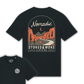 Organic "Nomadic" Tee - Stoked&Woke Clothing