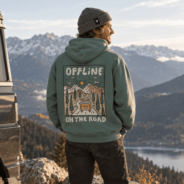 Organic "Offline" Hoodie - Stoked&Woke Clothing