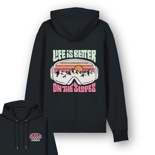 Organic "On The Slopes" Hoodie - Stoked&Woke Clothing