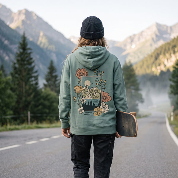 Organic "Picture Perfect" Hoodie - Stoked&Woke Clothing