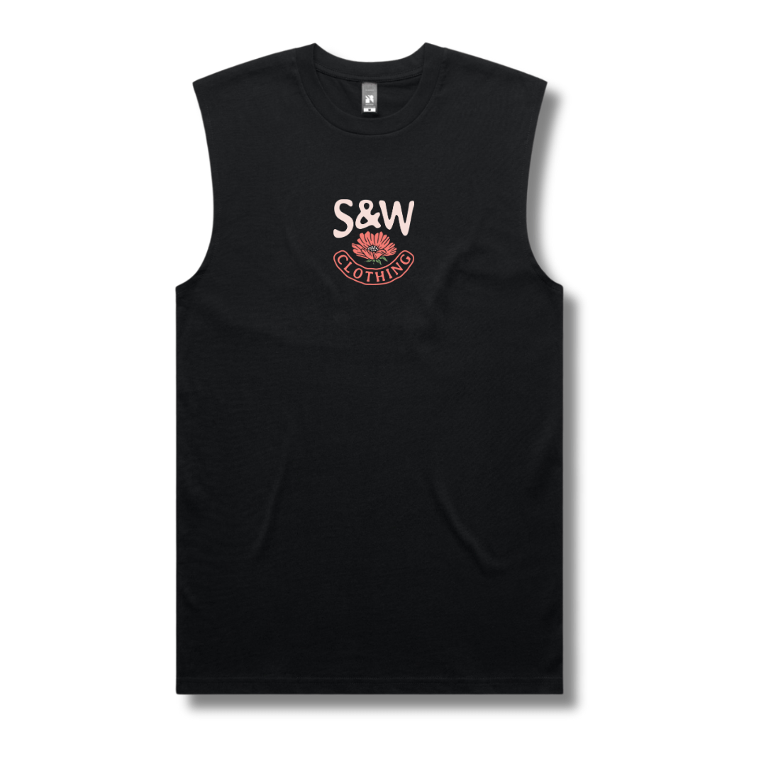 Organic "Pohutukawa" Tank Top - Stoked&Woke Clothing