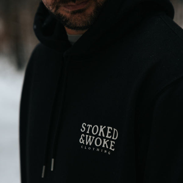 Organic "Respect The Wild" Hoodie - Stoked&Woke Clothing