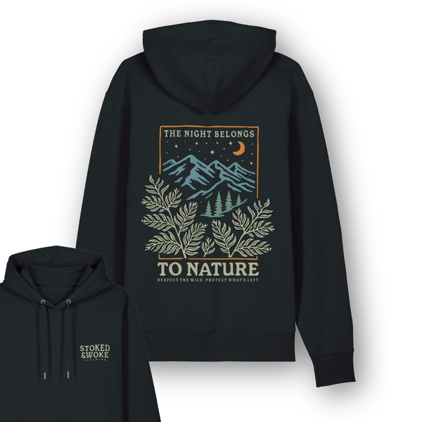 Organic "Respect The Wild" Hoodie - Stoked&Woke Clothing