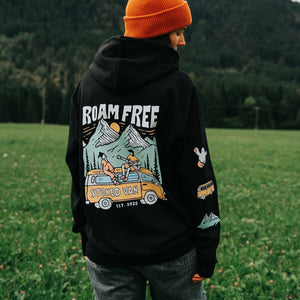 Organic "Roam Free" Hoodie - Stoked&Woke Clothing