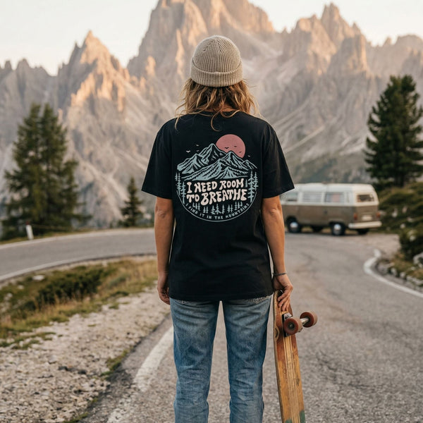 Organic "Room to Breath" Tee - Stoked&Woke Clothing