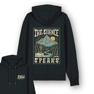 Organic "Silence Speaks" Hoodie - Stoked&Woke Clothing