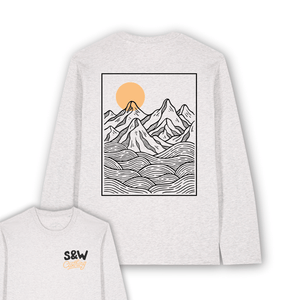 Organic "Simplicity" Long Sleeve Tee - Stoked&Woke Clothing