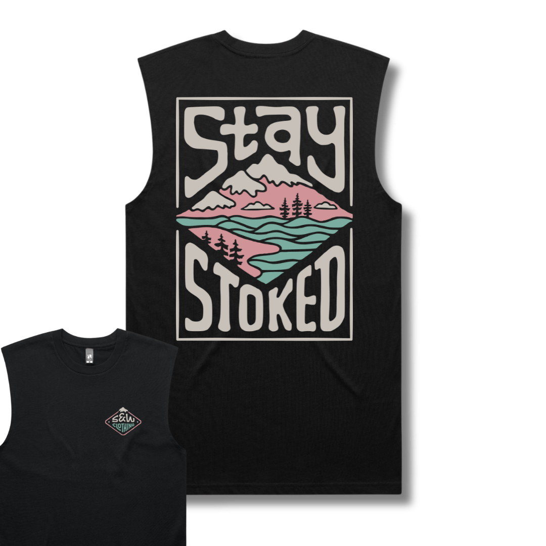 Organic "Stay Stoked Vol.02" Tank Top - Stoked&Woke Clothing