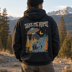 Organic "Take me home" Hoodie - Stoked&Woke Clothing
