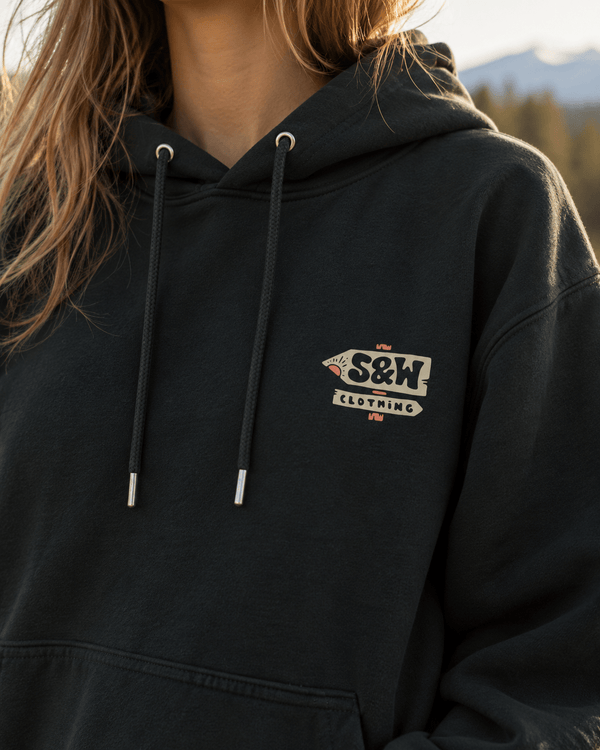 Organic "Take the long way" Hoodie - Stoked&Woke Clothing